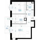 Nowe mieszkanie 2G-460 | 57,33 m2 | 3 Pokoje | 1 Piętro