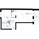 Nowy apartament 2G-461 | 48,97 m2 | 2 Pokoje | 1 Piętro