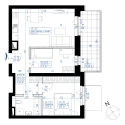 New apartment 4E-633 | m253.99 | 3 Rooms | 1 Floor