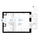 Nowe mieszkanie 4F-666 | 29,48 m2 | 1 Pokoje | 2 Piętro