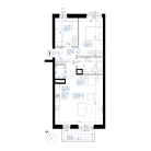 Nowe mieszkanie 4G-668 | 64,20 m2 | 3 Pokoje | 2 Piętro