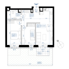 Nowe mieszkanie 4H-624 | 57,68 m2 | 3 Pokoje | 0 Piętro