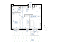 Nowe mieszkanie 4H-624 | 57,68 m2 | 3 Pokoje | 0 Piętro