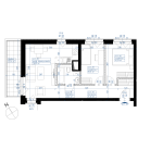 Nowy apartament 4I-655 | 50,33 m2 | 3 Pokoje | 1 Piętro