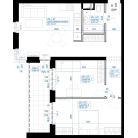 Nowy apartament 2G-463 | 65,78 m2 | 3 Pokoje | 1 Piętro