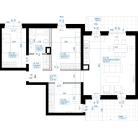 Nowy apartament 2I-471 | 80,68 m2 | 4 Pokoje | 1 Piętro