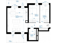 Nowe mieszkanie 2J-478 | 68,64 m2 | 3 Pokoje | 1 Piętro