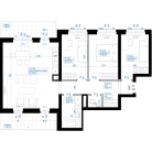 Nowy apartament 2I-547 | 80,08 m2 | 4 Pokoje | 5 Piętro